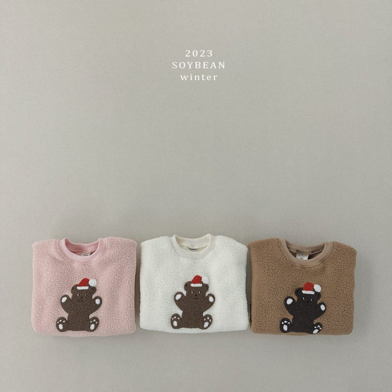 Soybean - Korean Children Fashion - #toddlerclothing - Bear Bbogle Sweatshirt - 7