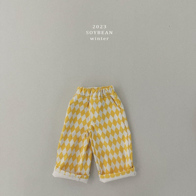 Soybean - Korean Children Fashion - #todddlerfashion - Marem Rib Wide Pants - 4