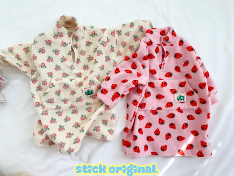 Stick - Korean Children Fashion - #Kfashion4kids - Fleece One-piece - 3