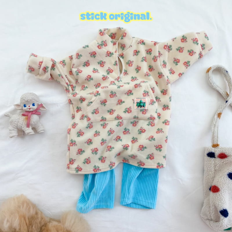 Stick - Korean Children Fashion - #todddlerfashion - Fleece One-piece - 8