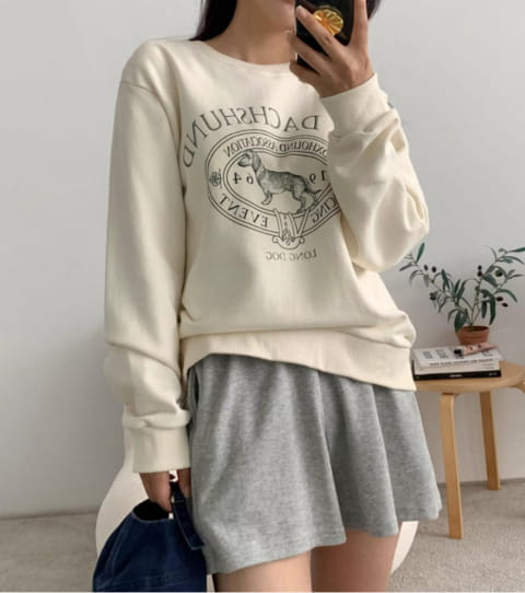 Tails - Korean Women Fashion - #vintageinspired - Mupmu Sweatshirt - 11