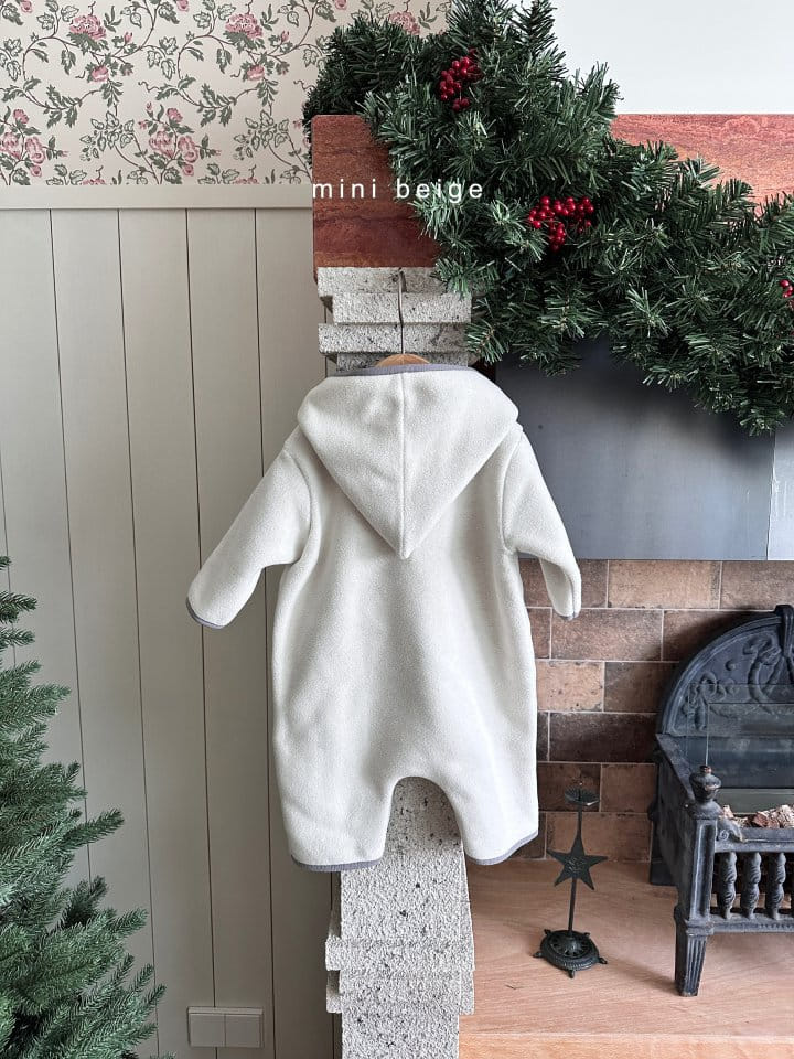 The Beige - Korean Baby Fashion - #babyboutiqueclothing - Hoody Bodysuit - 6