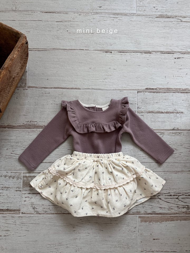 The Beige - Korean Baby Fashion - #babyfashion - Lace Skirt Bloomer - 8