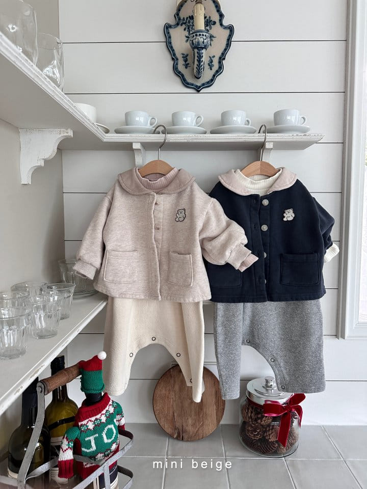 The Beige - Korean Baby Fashion - #babygirlfashion - Sailor Cardigan - 6