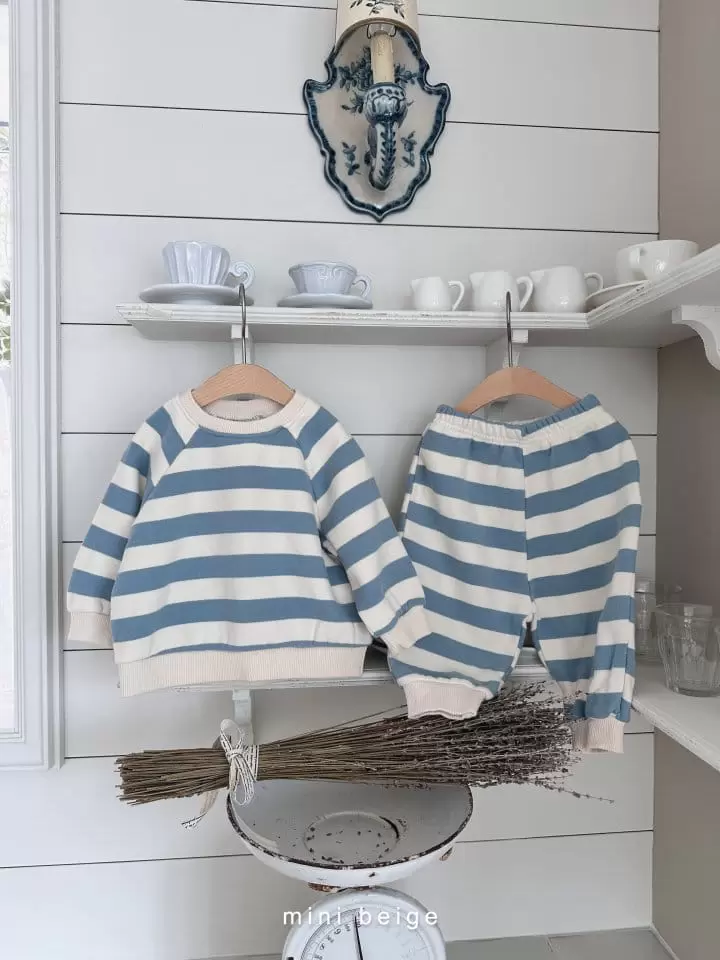 The Beige - Korean Baby Fashion - #babyoninstagram - Stripes Set - 3