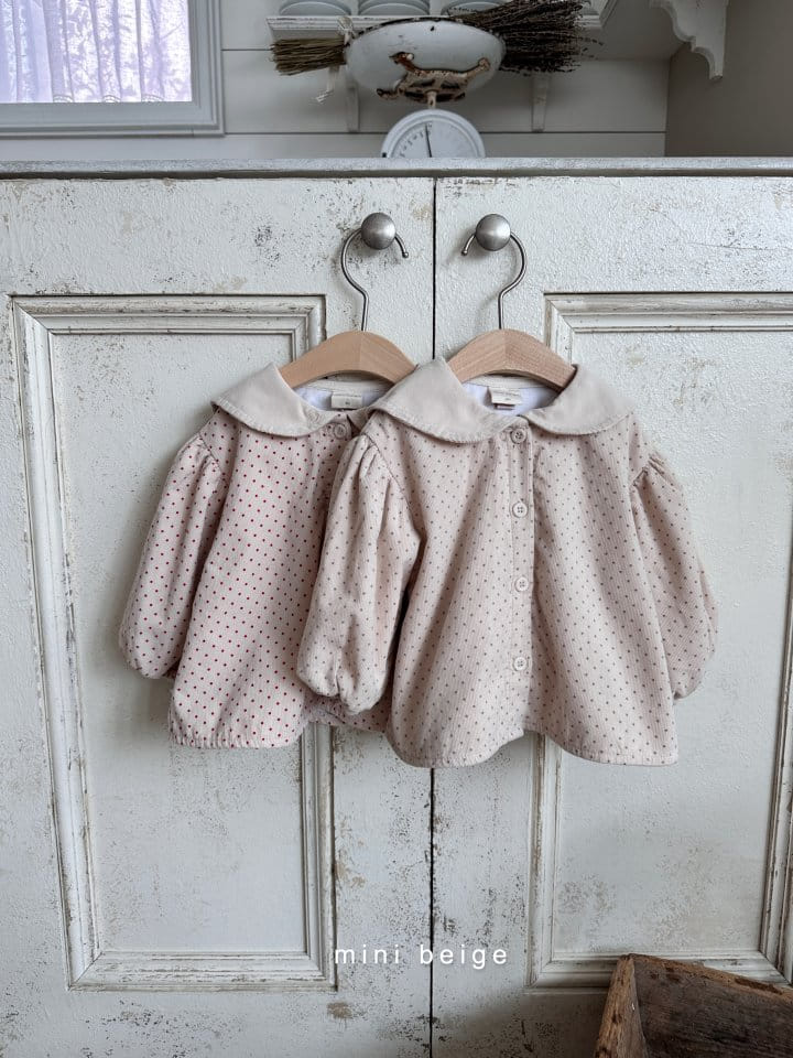 The Beige - Korean Baby Fashion - #babyoninstagram - Dot Sailor Bouse