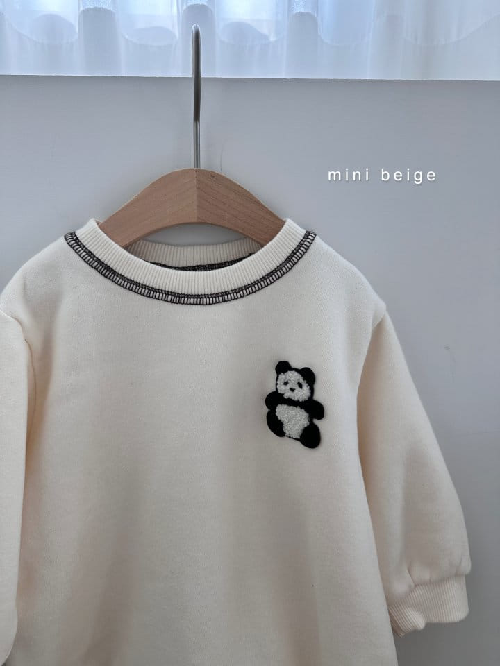 The Beige - Korean Baby Fashion - #babyoninstagram - Terry Piping Bodysuit - 5