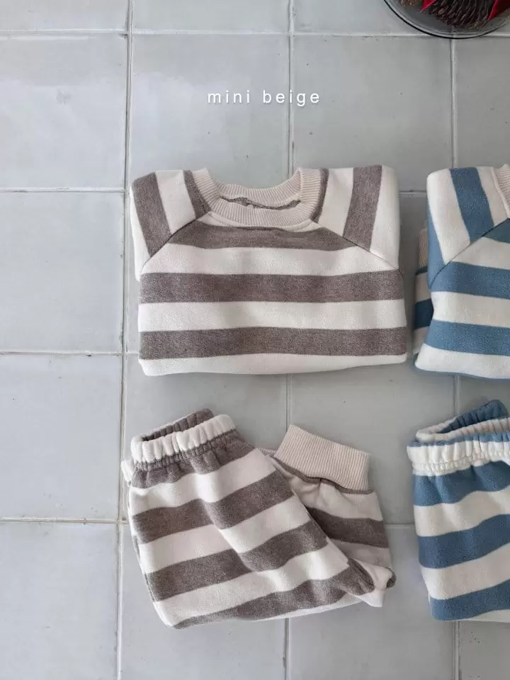 The Beige - Korean Baby Fashion - #babyoninstagram - Stripes Set - 4