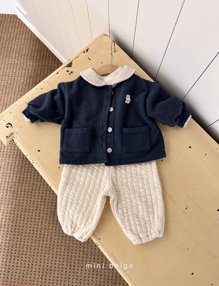 The Beige - Korean Baby Fashion - #babyootd - Sailor Cardigan - 9