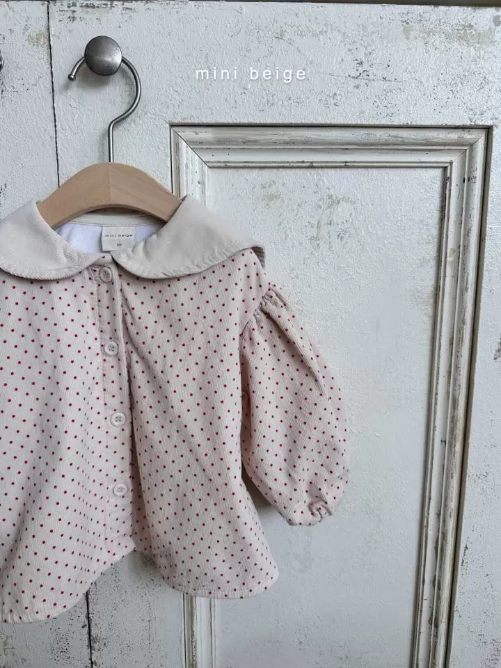 The Beige - Korean Baby Fashion - #babyoutfit - Dot Sailor Bouse - 3