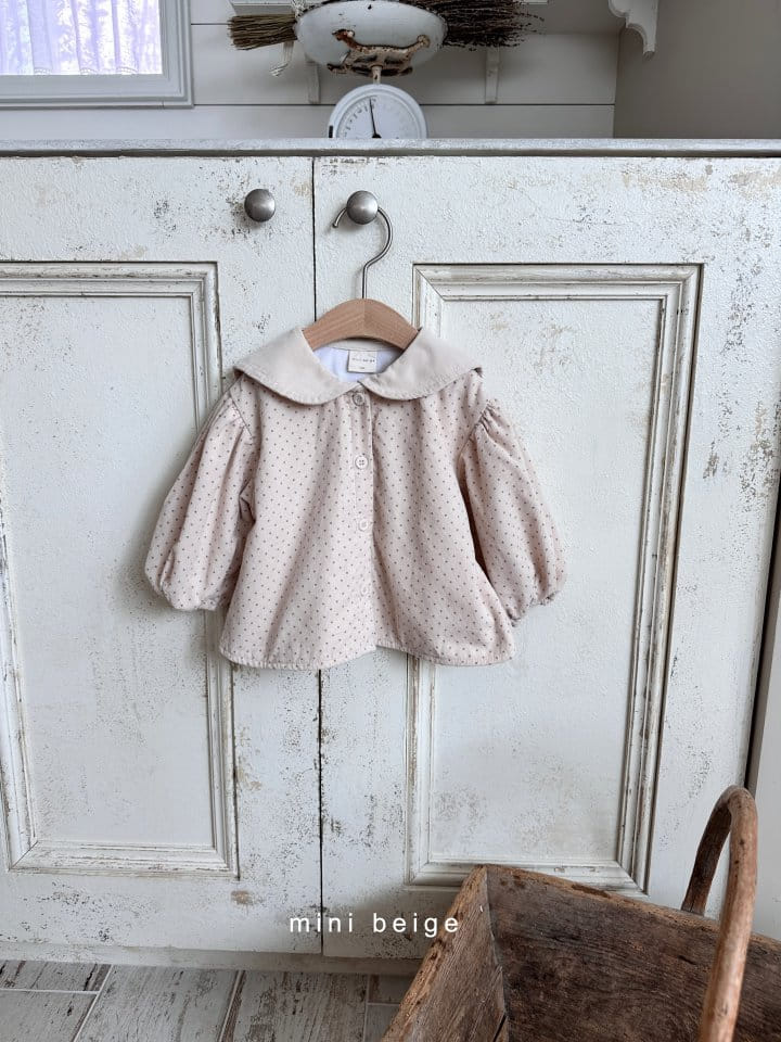 The Beige - Korean Baby Fashion - #babyoutfit - Dot Sailor Bouse - 4