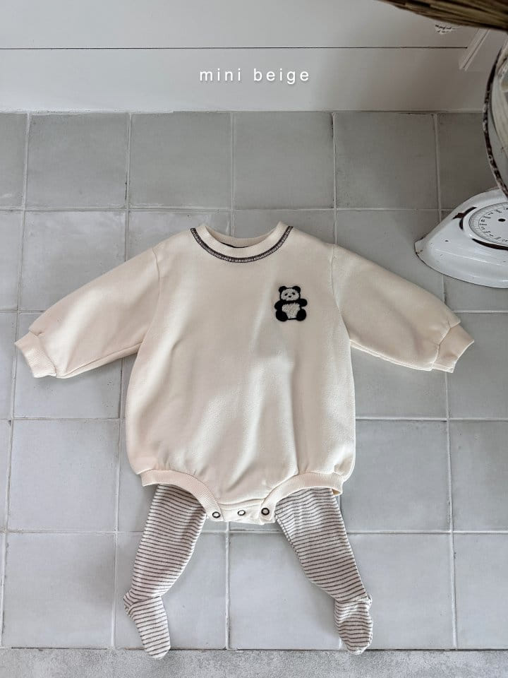 The Beige - Korean Baby Fashion - #babyoutfit - Foot Leggings - 9