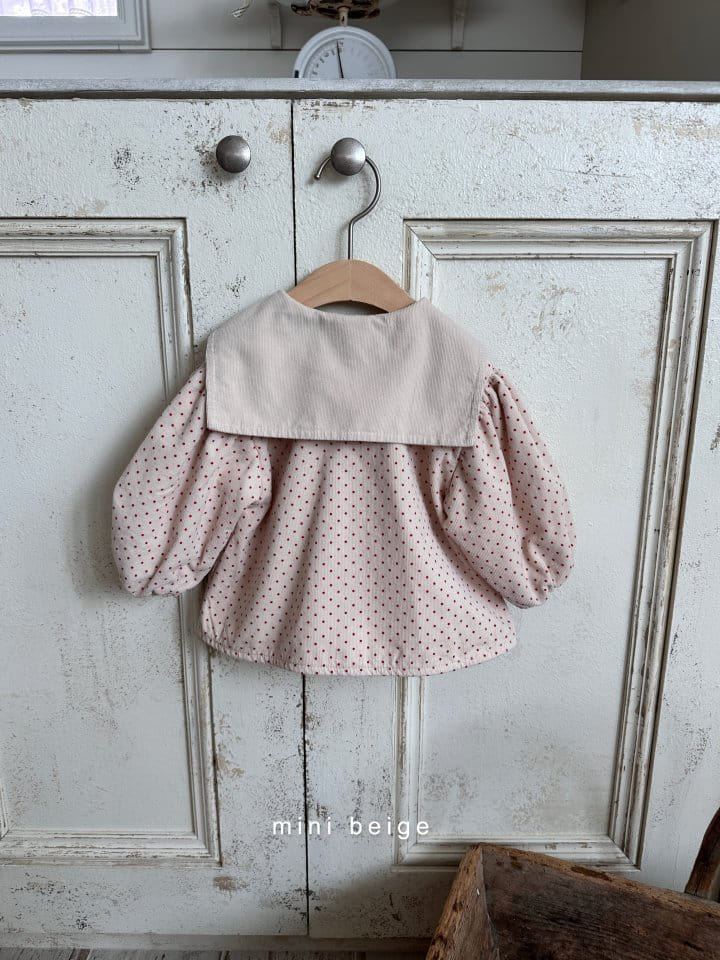 The Beige - Korean Baby Fashion - #onlinebabyboutique - Dot Sailor Bouse - 6