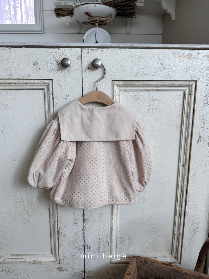 The Beige - Korean Baby Fashion - #onlinebabyshop - Dot Sailor Bouse - 7