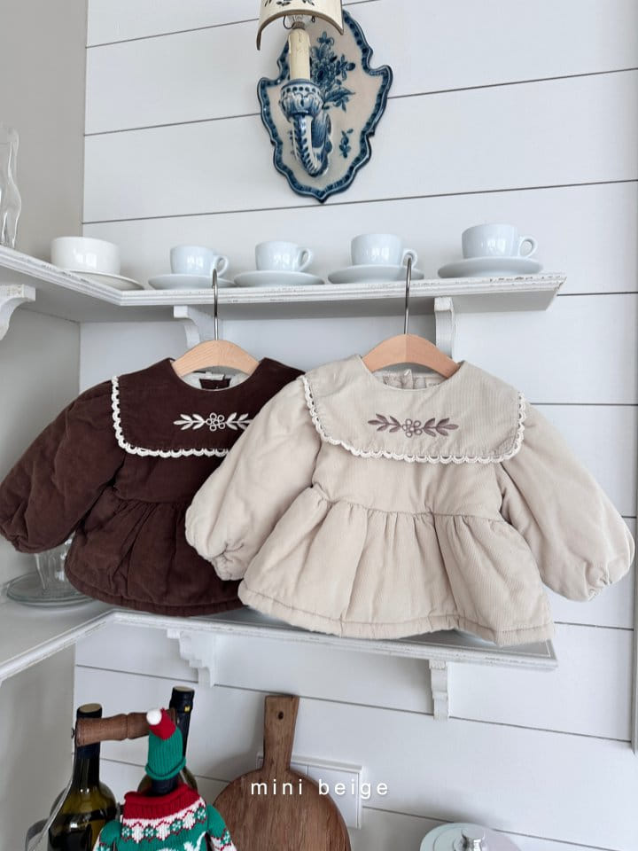 The Beige - Korean Baby Fashion - #onlinebabyshop - Bonding Blouse