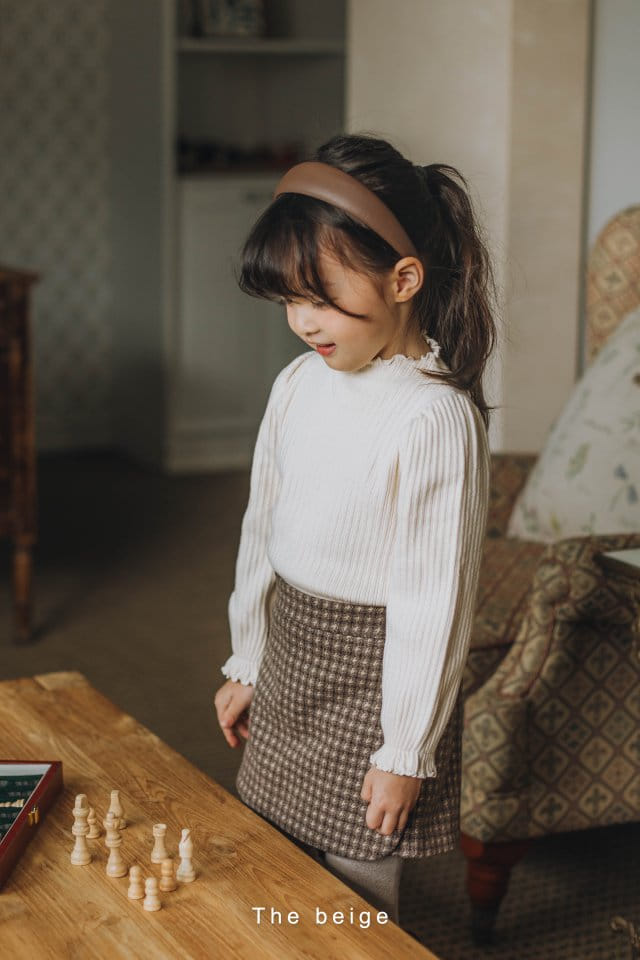 The Beige - Korean Children Fashion - #Kfashion4kids - Rib Turtleneck Tee - 3