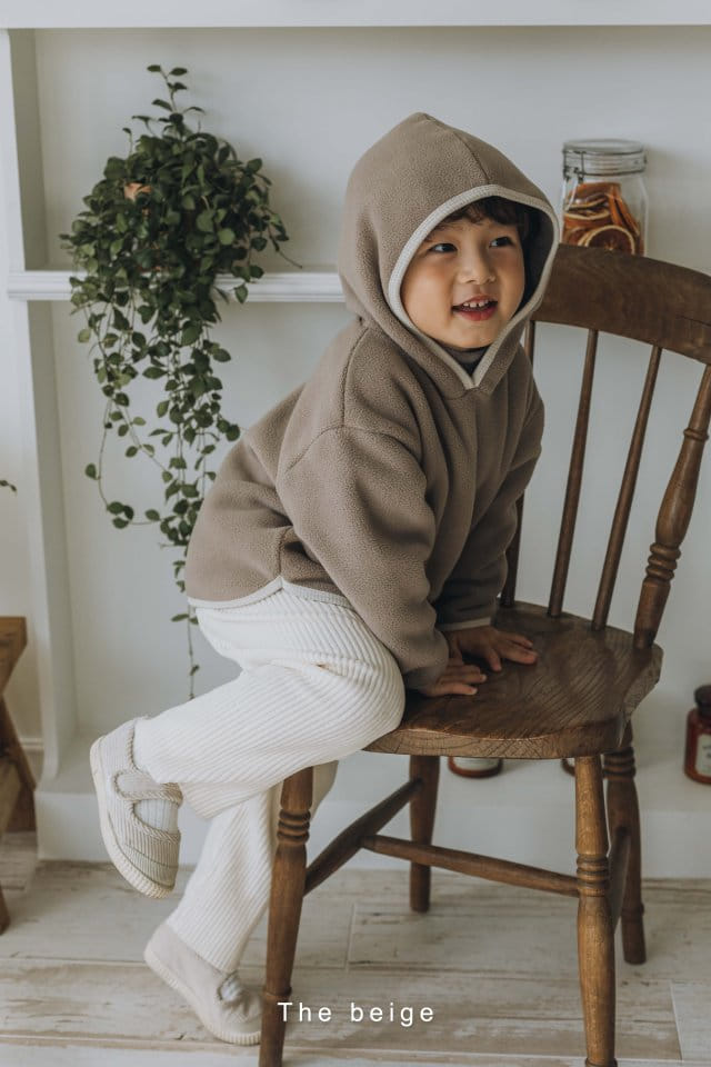 The Beige - Korean Children Fashion - #Kfashion4kids - Fleece Hoody Tee - 12