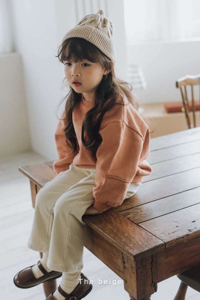 The Beige - Korean Children Fashion - #childofig - Embrodiery Sweatshirt - 8