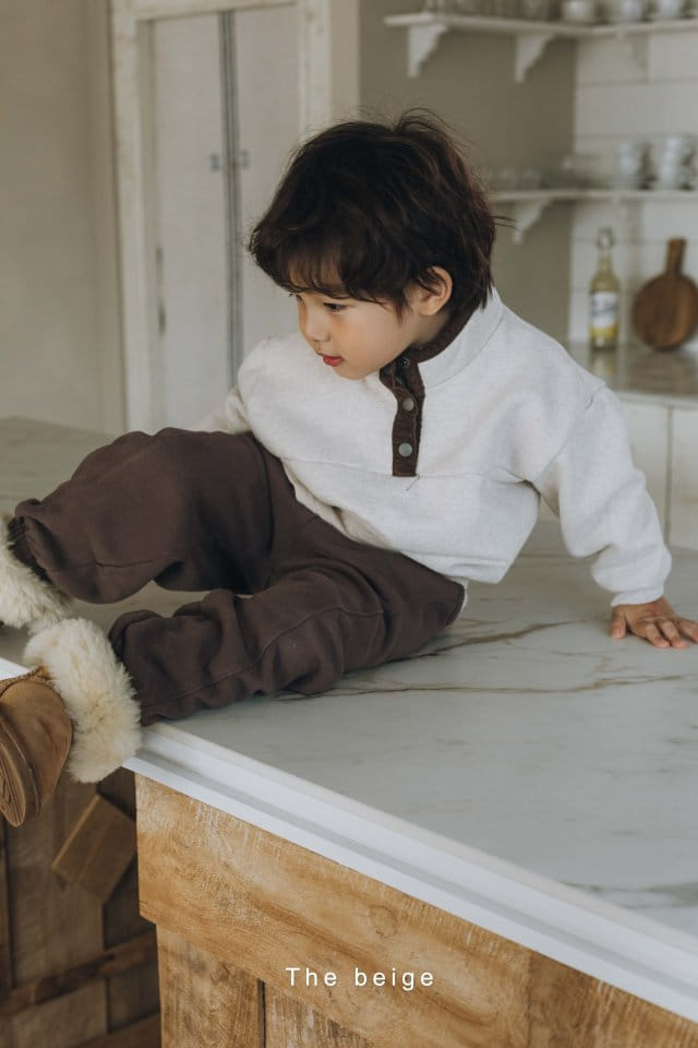 The Beige - Korean Children Fashion - #childofig - Terry Slit Pants - 5