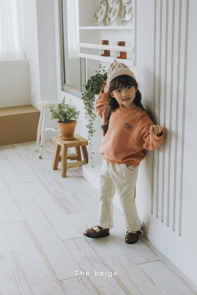 The Beige - Korean Children Fashion - #designkidswear - Embrodiery Sweatshirt - 10