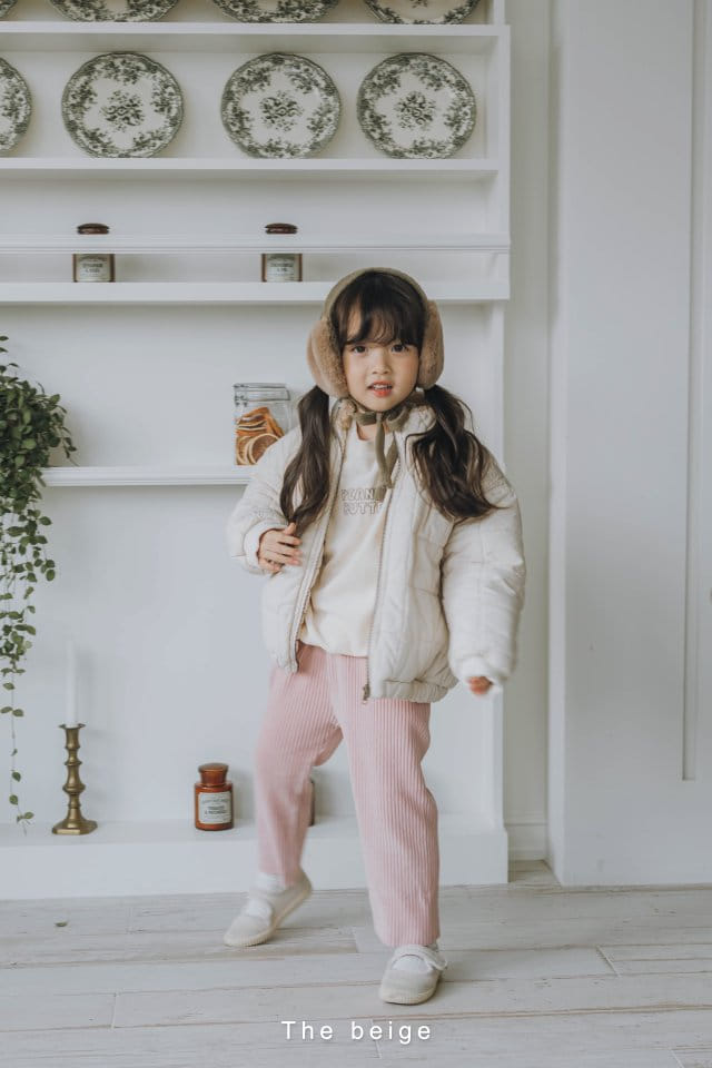 The Beige - Korean Children Fashion - #designkidswear - Veloure Pants - 4