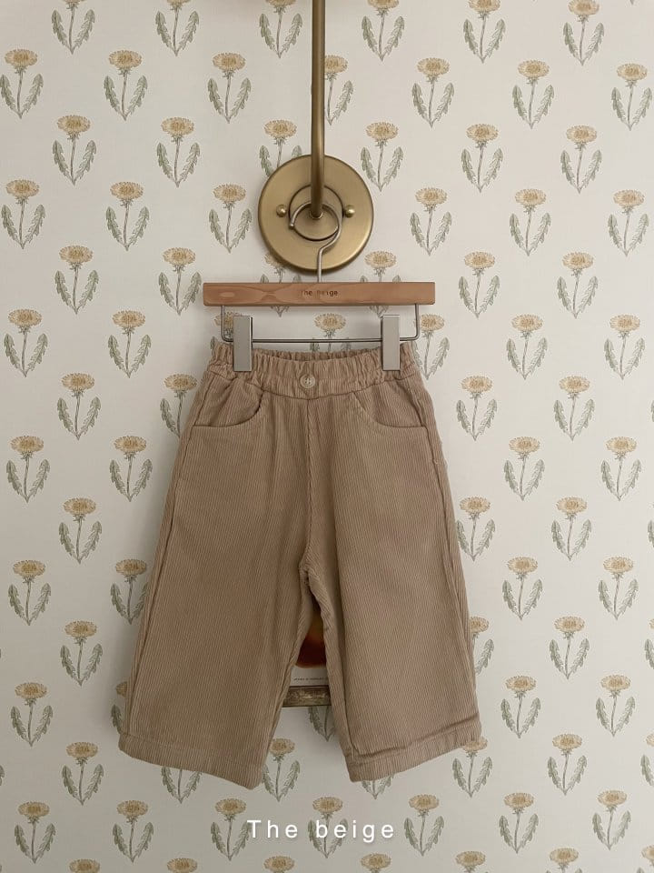 The Beige - Korean Children Fashion - #kidsshorts - Rib PAnts