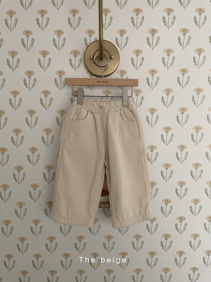 The Beige - Korean Children Fashion - #kidsstore - Rib PAnts - 2