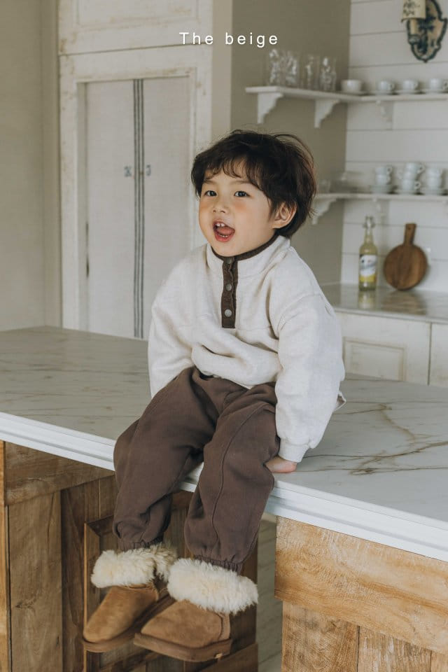 The Beige - Korean Children Fashion - #littlefashionista - Terry Slit Pants