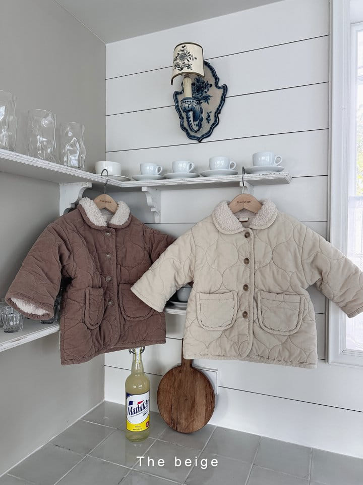 The Beige - Korean Children Fashion - #prettylittlegirls - Rib Quilting Coat - 9