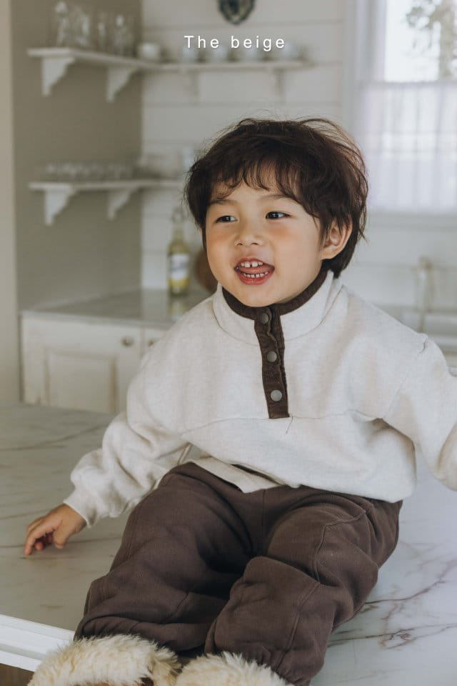 The Beige - Korean Children Fashion - #minifashionista - Terry Slit Pants - 4