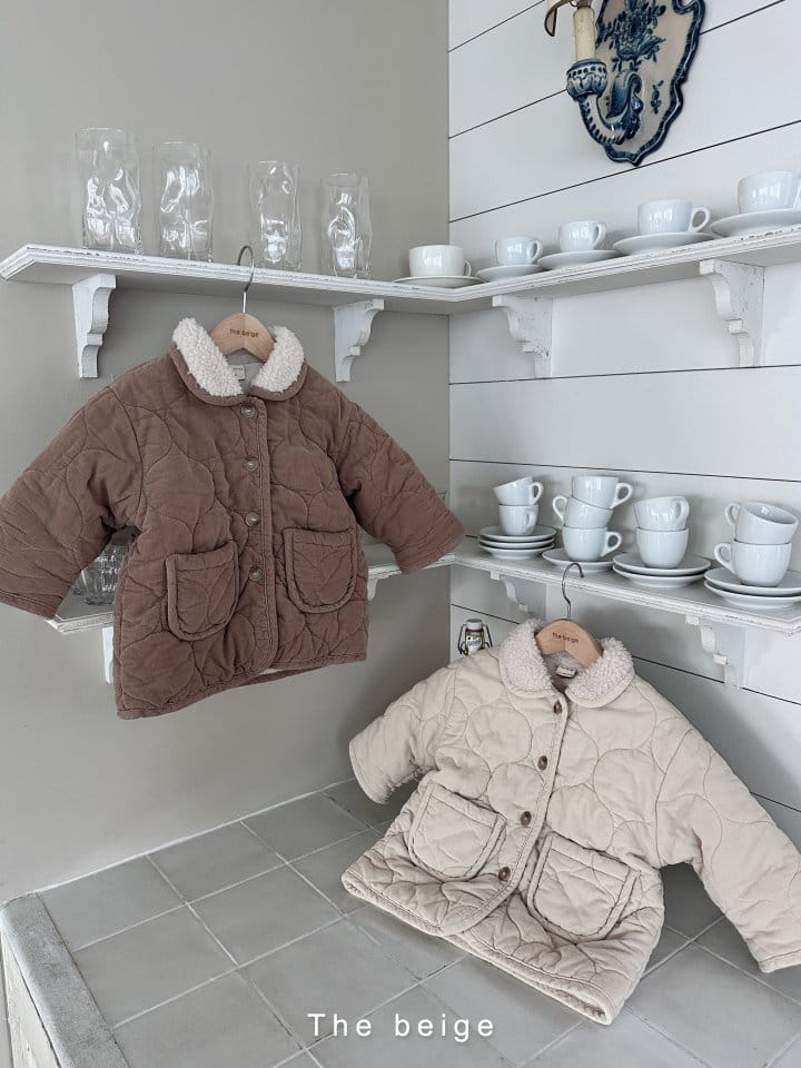 The Beige - Korean Children Fashion - #stylishchildhood - Rib Quilting Coat - 12