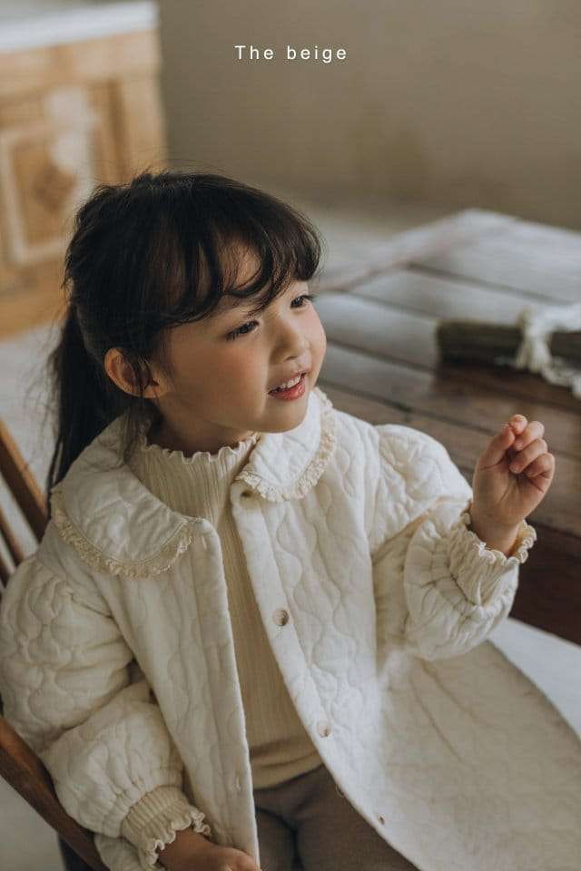 The Beige - Korean Children Fashion - #stylishchildhood - Quilting One-piece - 8