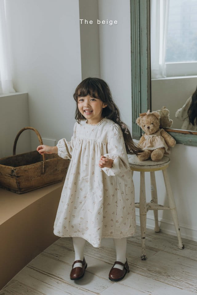 The Beige - Korean Children Fashion - #todddlerfashion - Lace One-piece - 3