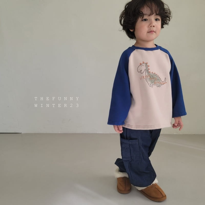 The Funny - Korean Children Fashion - #kidsshorts - Dino Tee - 8