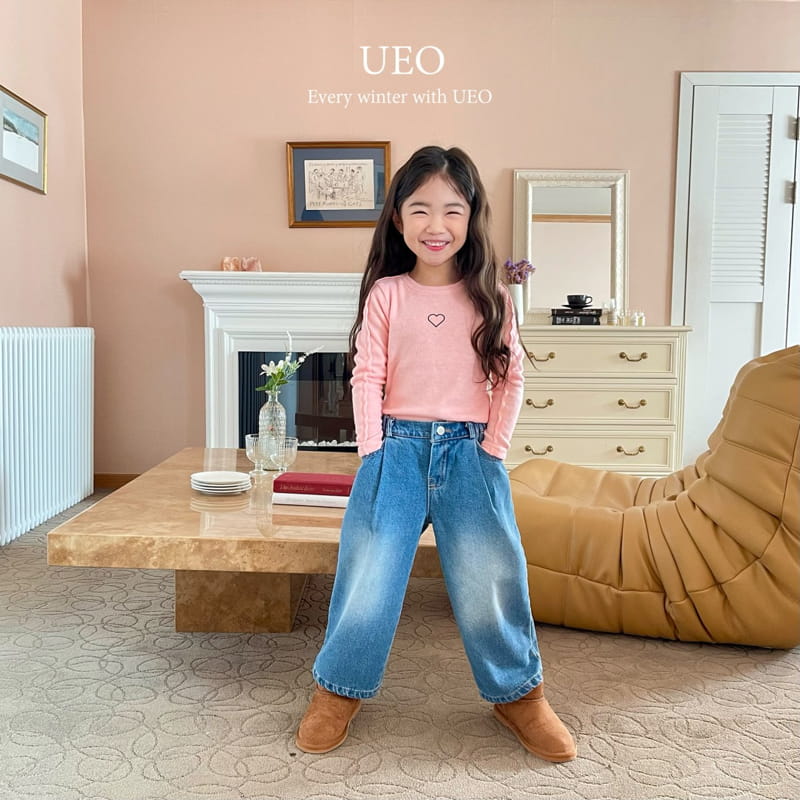 U Eo - Korean Children Fashion - #Kfashion4kids - Heart Deggi Tee - 11