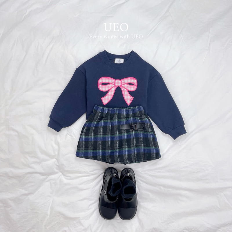 U Eo - Korean Children Fashion - #Kfashion4kids - Check Skirt Pants - 9