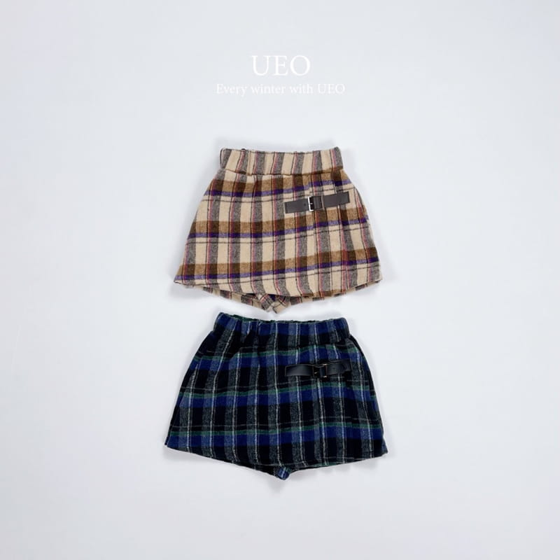 U Eo - Korean Children Fashion - #childofig - Check Skirt Pants