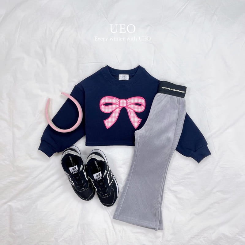 U Eo - Korean Children Fashion - #childofig - Robbon Crop Sweatshirt - 11