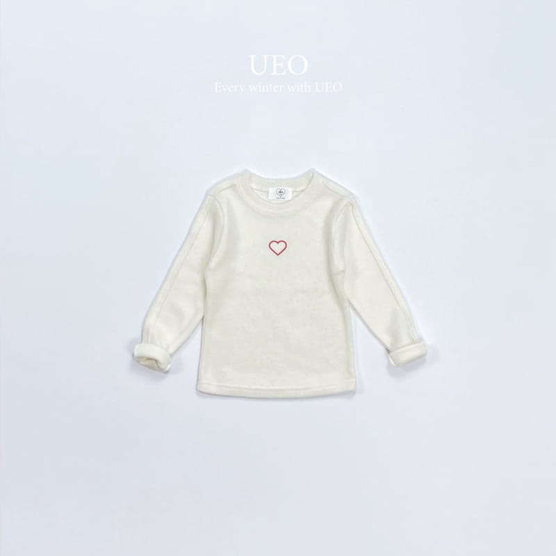 U Eo - Korean Children Fashion - #childofig - Heart Deggi Tee - 4