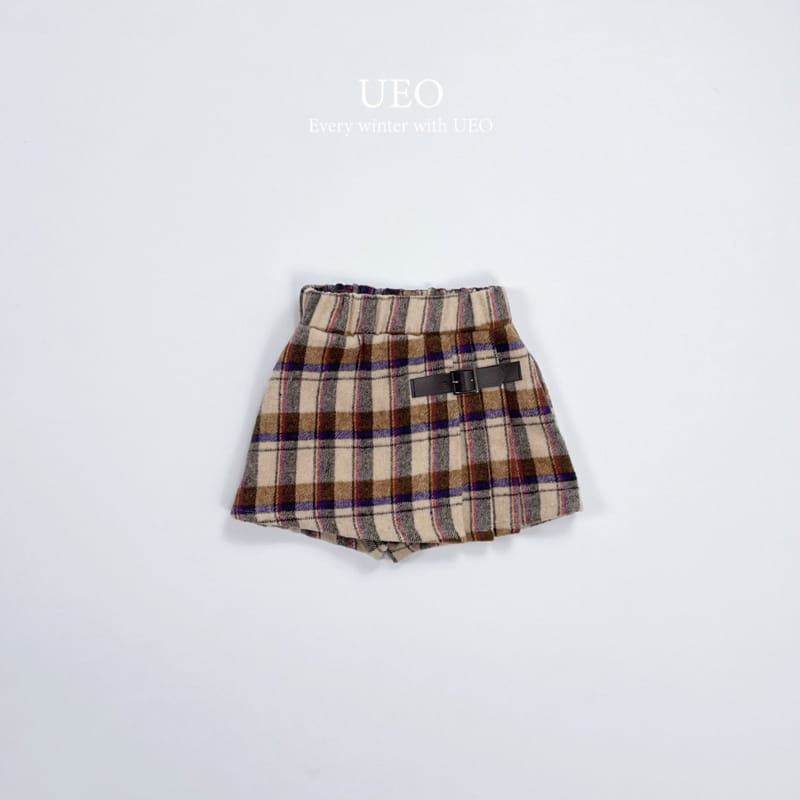 U Eo - Korean Children Fashion - #childrensboutique - Check Skirt Pants - 2