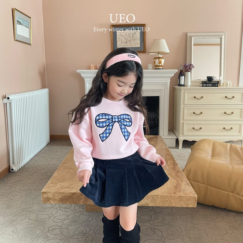 U Eo - Korean Children Fashion - #childrensboutique - Robbon Crop Sweatshirt - 12