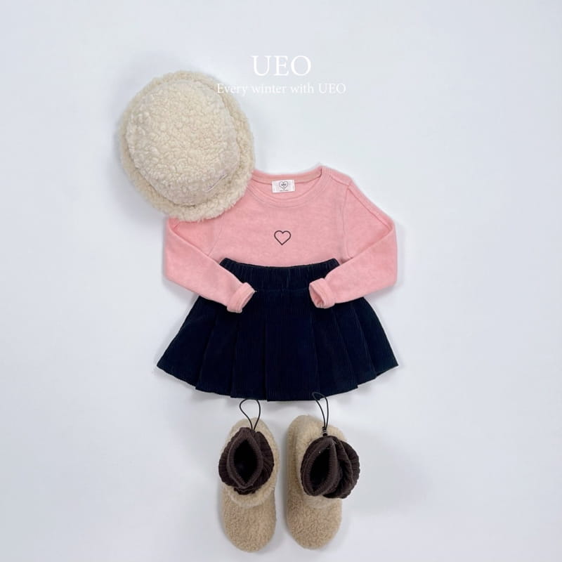 U Eo - Korean Children Fashion - #kidsshorts - Heart Deggi Tee - 8