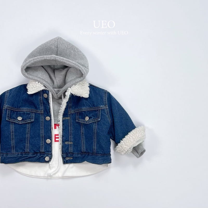 U Eo - Korean Children Fashion - #kidsshorts - Bbogle Denim Ajcket - 5