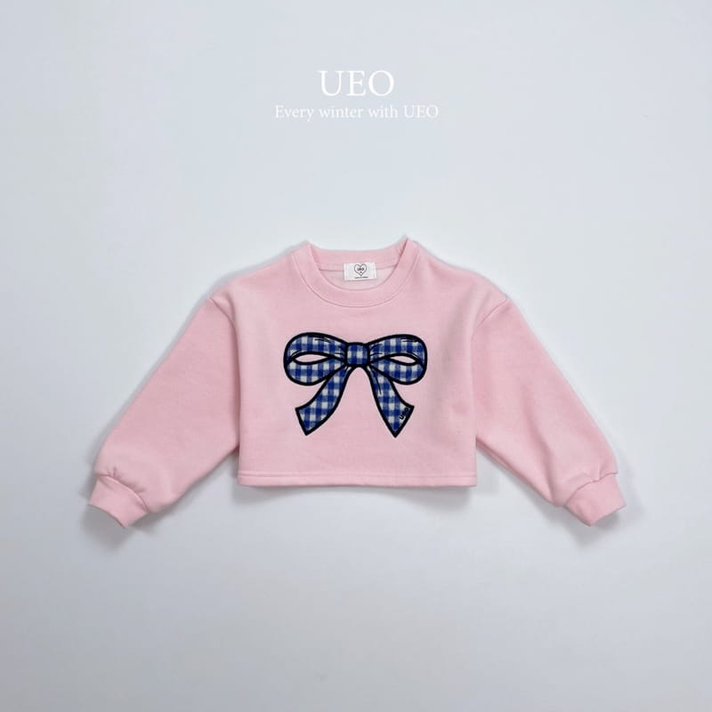 U Eo - Korean Children Fashion - #kidsstore - Robbon Crop Sweatshirt