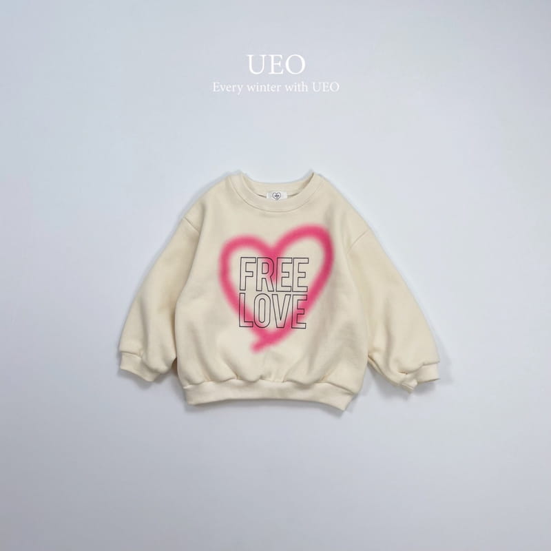 U Eo - Korean Children Fashion - #kidzfashiontrend - Love Sweatshirt