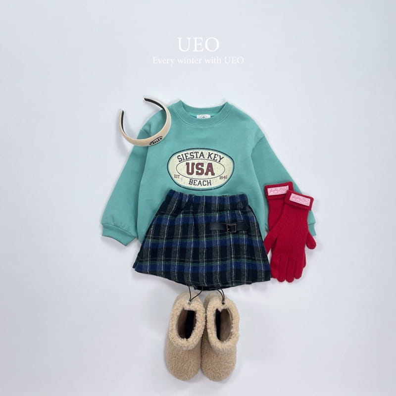 U Eo - Korean Children Fashion - #littlefashionista - Check Skirt Pants - 10