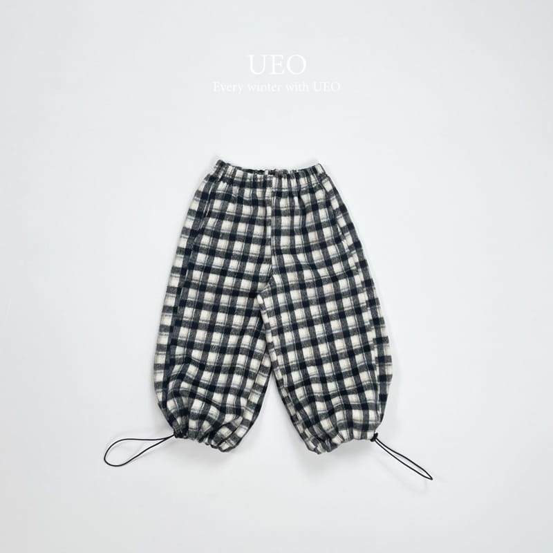 U Eo - Korean Children Fashion - #littlefashionista - Check String Pants - 5