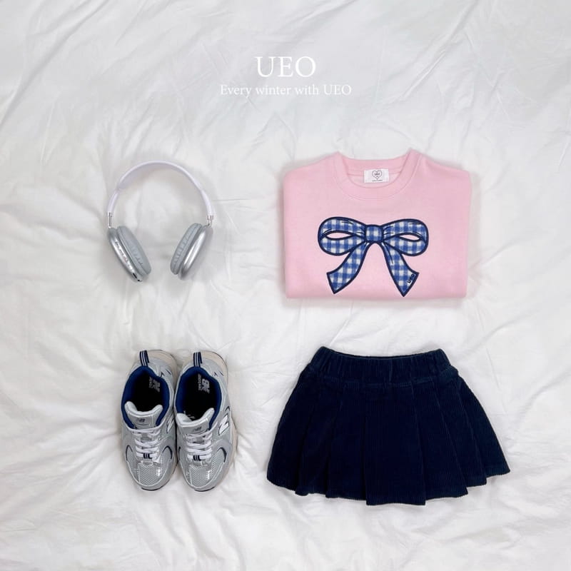 U Eo - Korean Children Fashion - #magicofchildhood - Robbon Crop Sweatshirt - 5