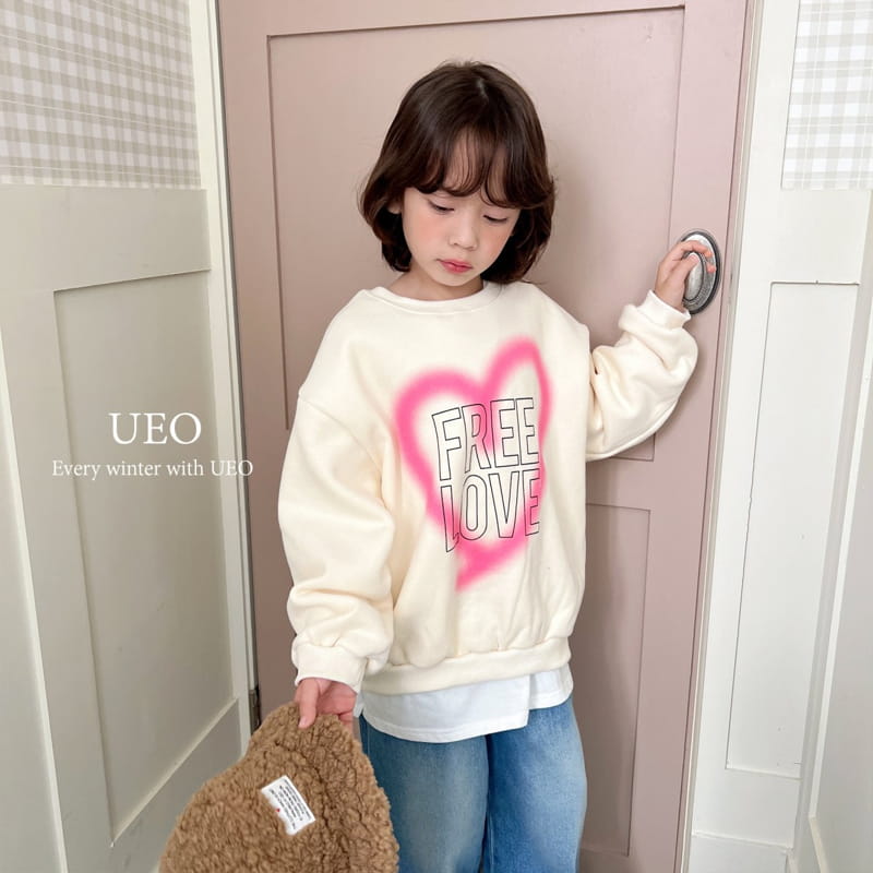 U Eo - Korean Children Fashion - #littlefashionista - Love Sweatshirt - 4