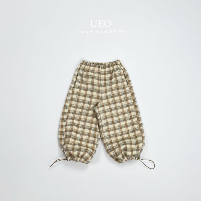 U Eo - Korean Children Fashion - #minifashionista - Check String Pants - 7